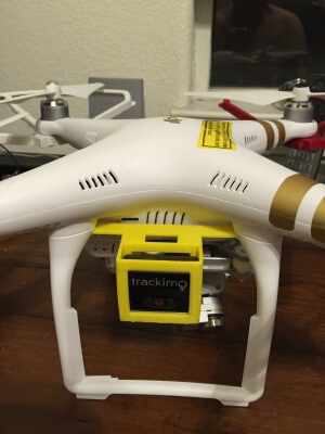Trackimo GPS tracer mount for Phantom 3 Professional | 3d print model