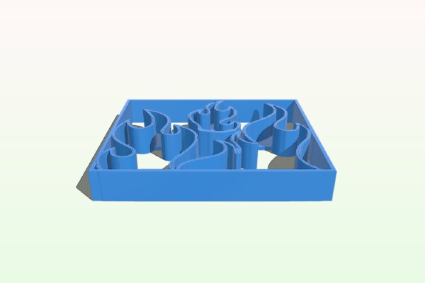 Fondant Cutter Flamme 2 | 3d print model