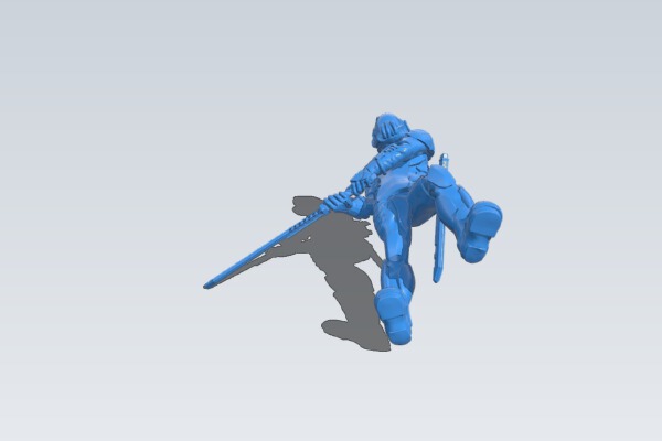 Ska’Darar Space Mercenaries – Promo Warrior | 3d print model