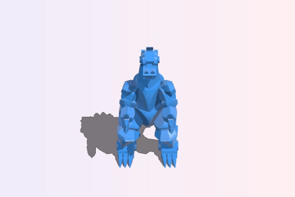 Mechagodzilla (Homebrew) | 3d print model