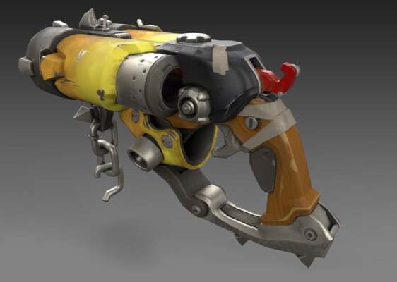 Overwatch RoadHog Pistol + Extras | 3d print model