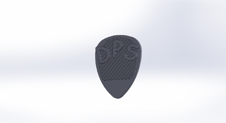 Pua Pick Guitar | 3d print model