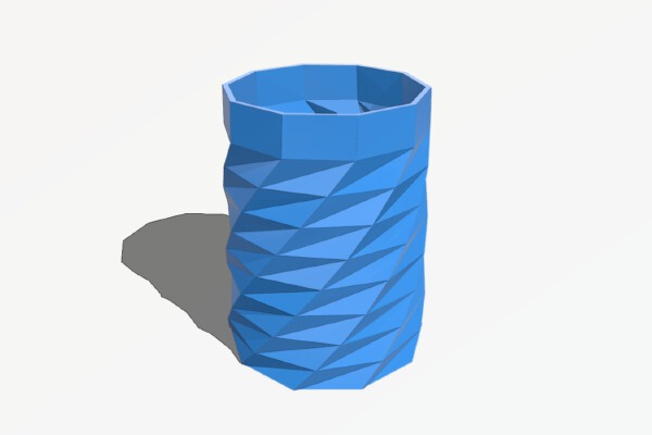 Twist - Desk Container | 3d print model
