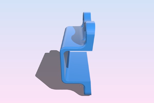 Pololu Micro Metal Gear Motor Bracket | 3d print model