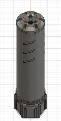 Airsoft Suppressor for M4A1 | 3d print model
