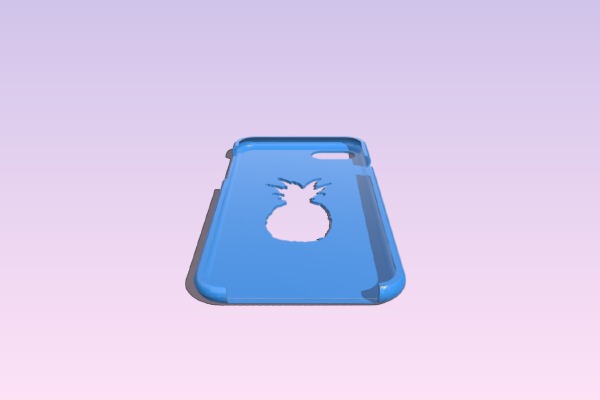 iphone7 cover pineapple | 3d print model