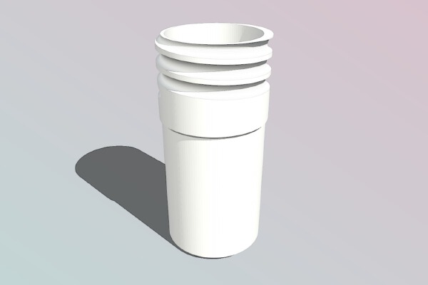 Triton router vacuum adapter | 3d print model
