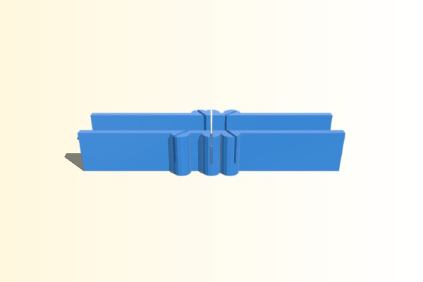 Miter Box for X-Acto Saw (Parametric) | 3d print model