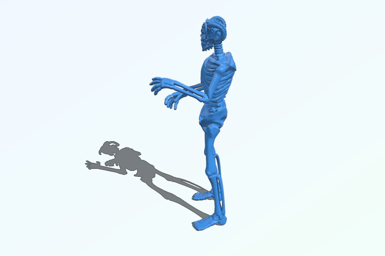 Skeleton of the demon boss