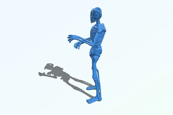 Skeleton of the demon boss | 3d print model