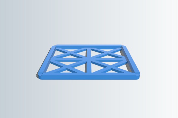 Stackable router_modem tray | 3d print model