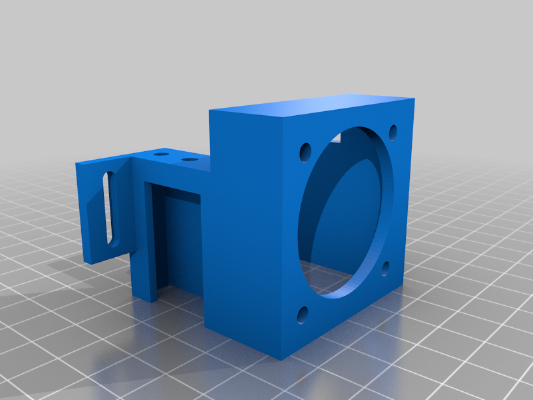 Tronxy X3 Fan shroud and autolevel mount | 3d print model