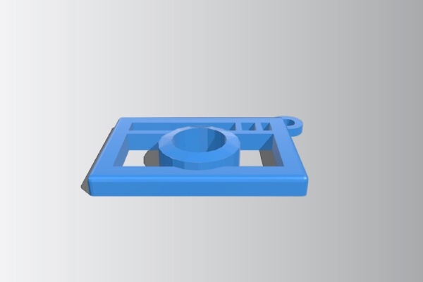 Camera Keychain | 3d print model