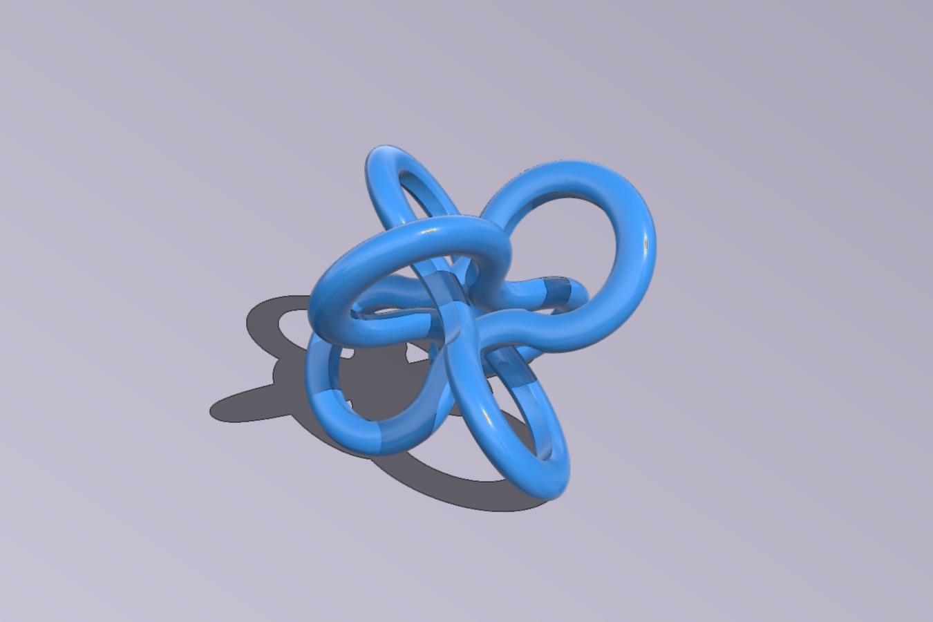 Molecular Borromean Rings model