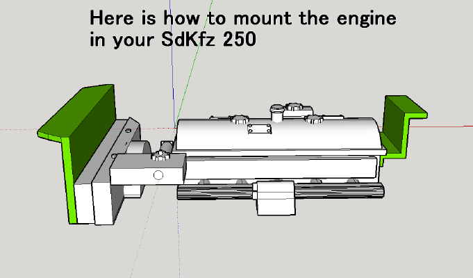 SdKfz 250 Maybach HL 42 TRKM engine | 3d print model