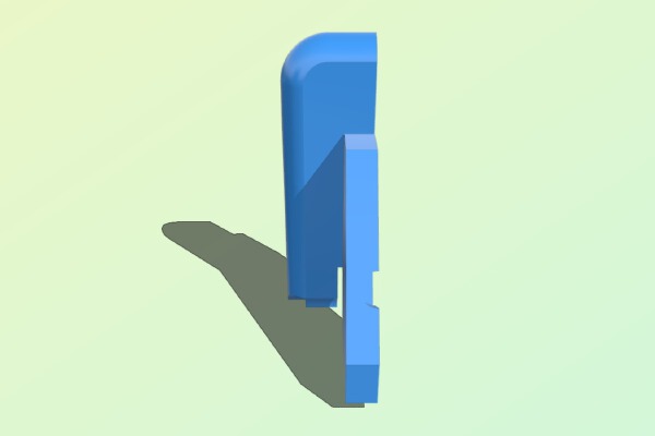 grip adaptor for Well MB-06 Spring Sniper Rifle (Softair) to mount standard M4 grips (left) | 3d print model