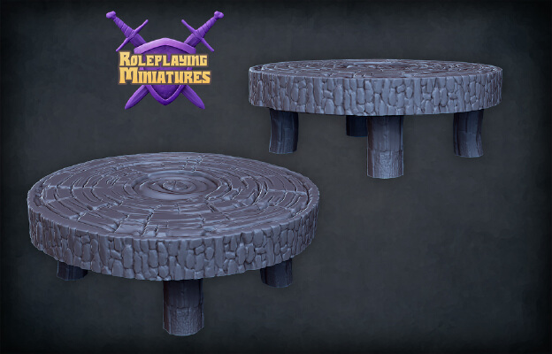 Round table | 3d print model