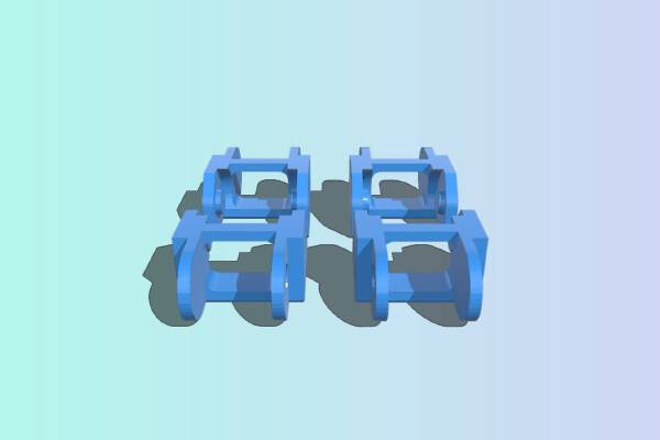 Printer friendly cable chain | 3d print model