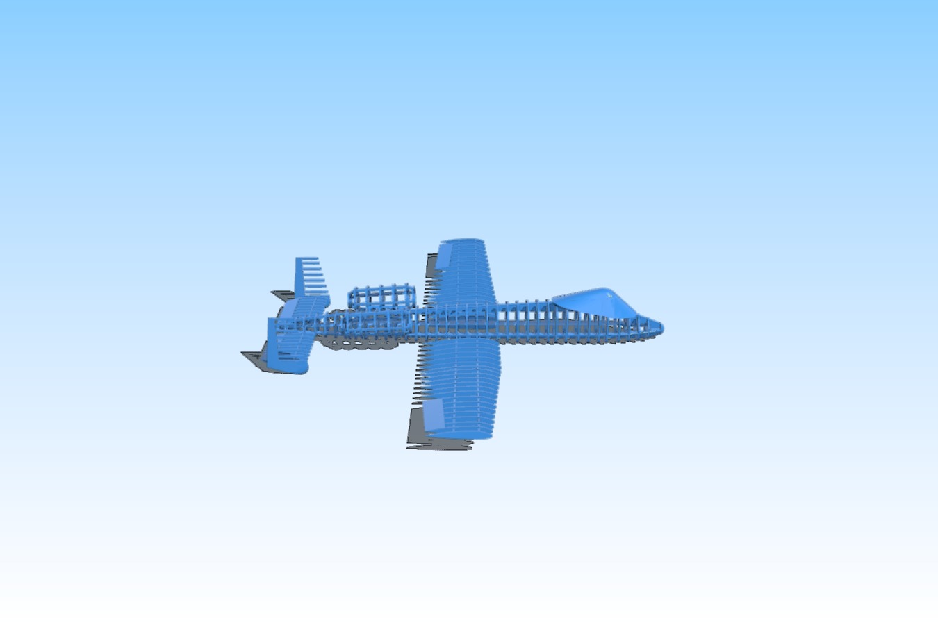 A10 Plane Ribs 1 mm Thick