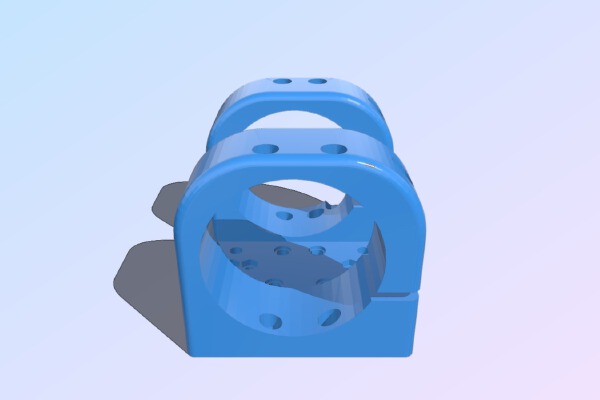cnc spindle er11 support Anet A8 | 3d print model