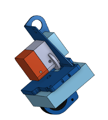 Titan Aero mount for Makerfarm Pegasus_i3v | 3d print model