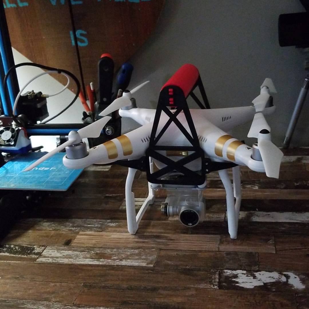 DJI Phantom 3 Carry Handle Smaller Build Space