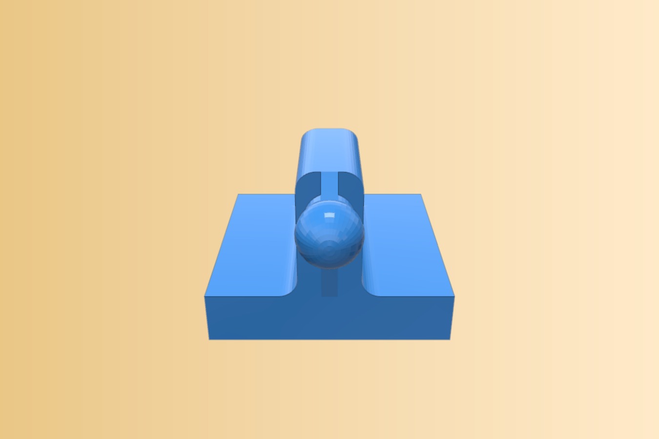 Hot Wheels to Duplo - Curve Mount