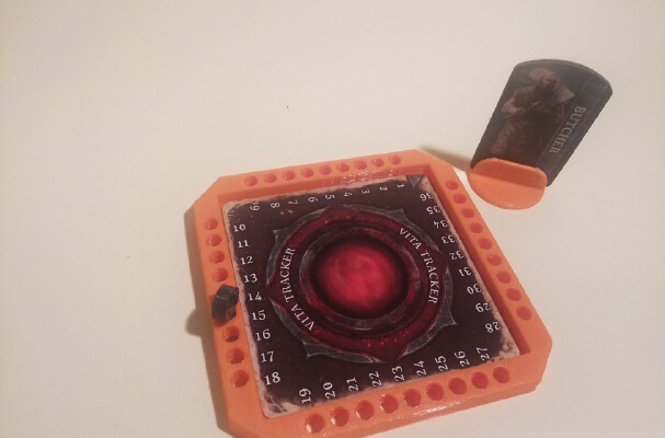 Folklore: The Affliction Trackers and Standee_Mini bases | 3d print model