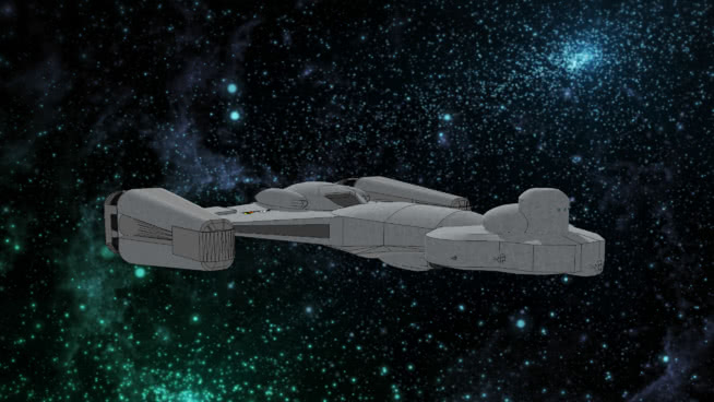 Klingon D4 1_1000 Ver 2 | 3d print model