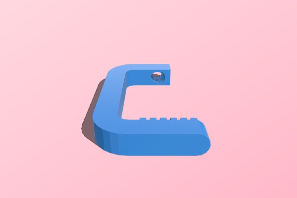 Logitech G920_G29_G27 Clamp Extention Mod | 3d print model