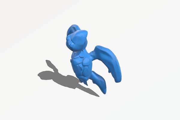 Sea Turtle Facing Right | 3d print model