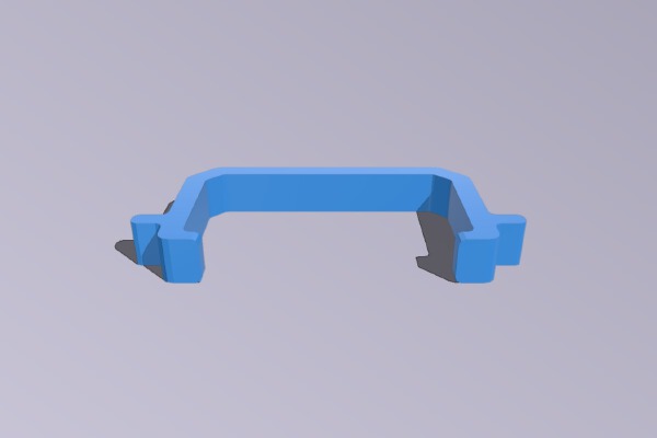 Wanhao D6 _ Maker Ultimate Ribbon Cable Retainer Clip V2 | 3d print model