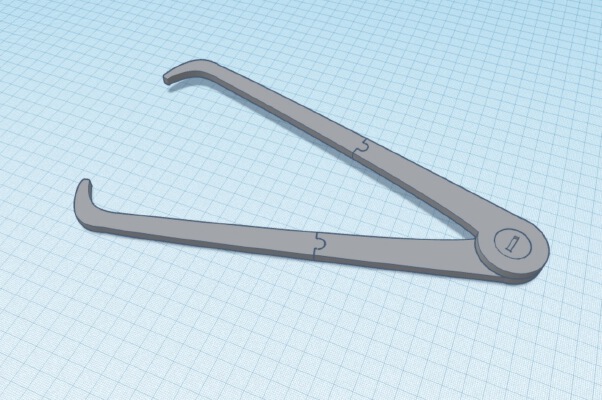 Cosplay Calipers (remix) | 3d print model