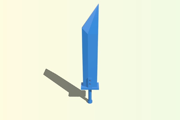 Buster Sword | 3d print model