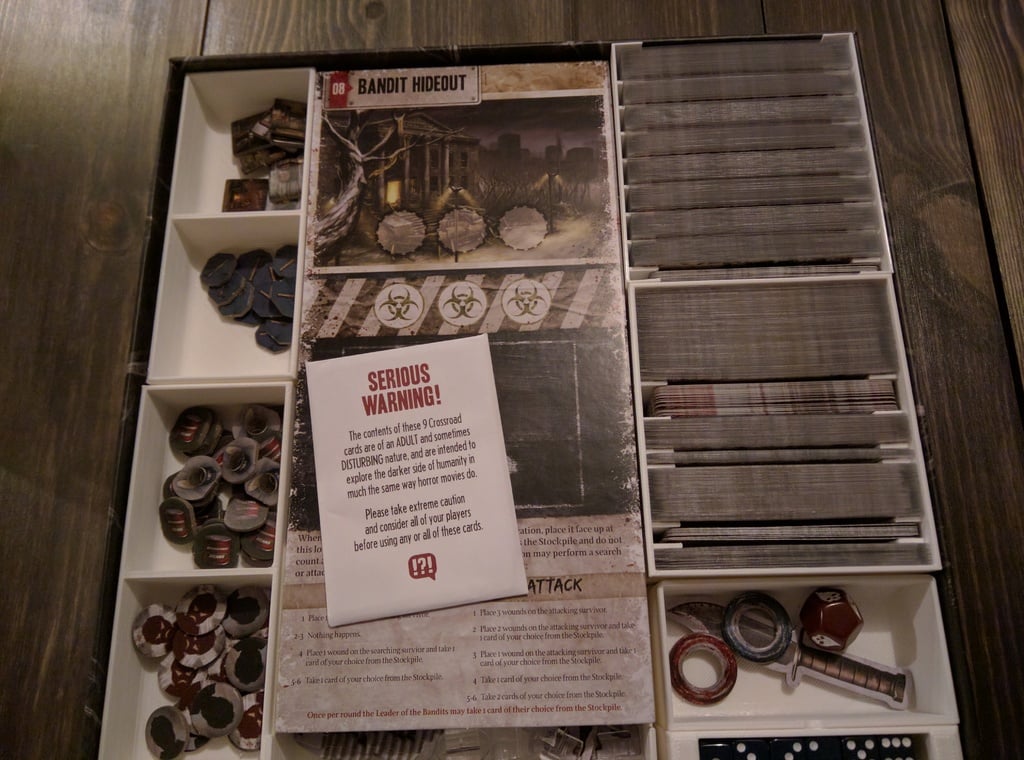 Dead of Winter the long night box insert.