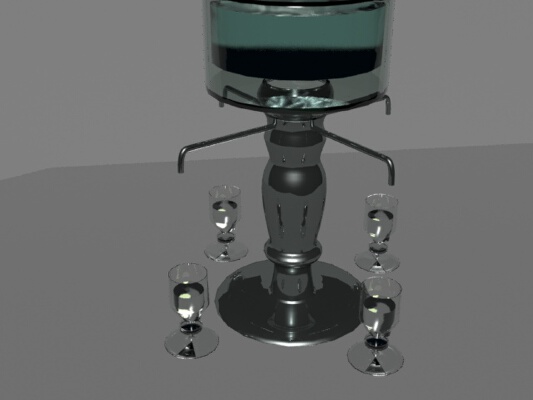 Absinthe Fountain | 3d print model