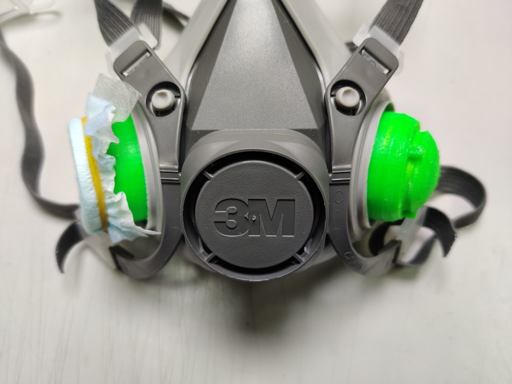 3M Face Mask to Surgical Mask Filter Adapter