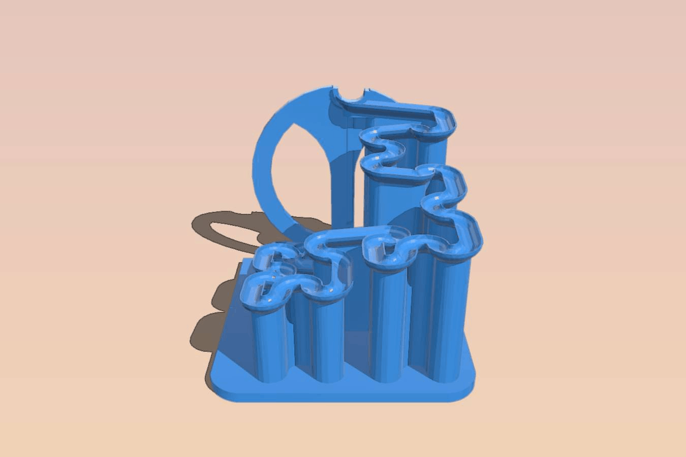 Marble Machine Modified Hilbert Curve