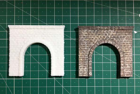 N scale Tunnel Portal for Model Railroad | 3d print model