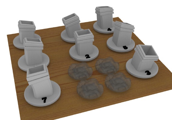 Mission Marker for a Infinity Custom Mission - Who is Santa | 3d print model