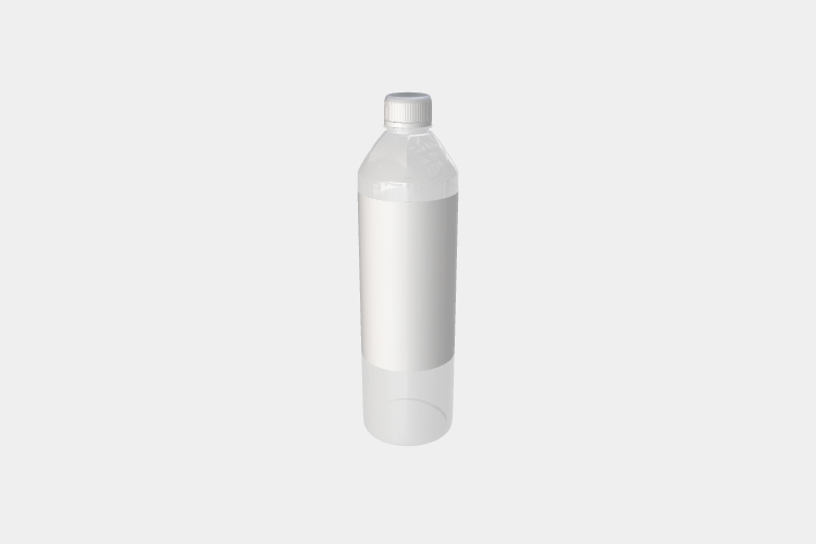 Empty Water Bottle Mockup