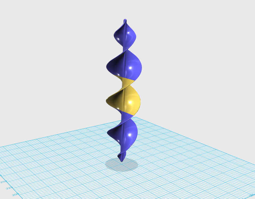 Let the Wind play. Stackable Helix w_o Supports for Decoration.
