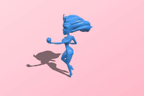 Women Super Nova | 3d print model
