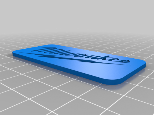 Milwaukee Logo | 3d print model