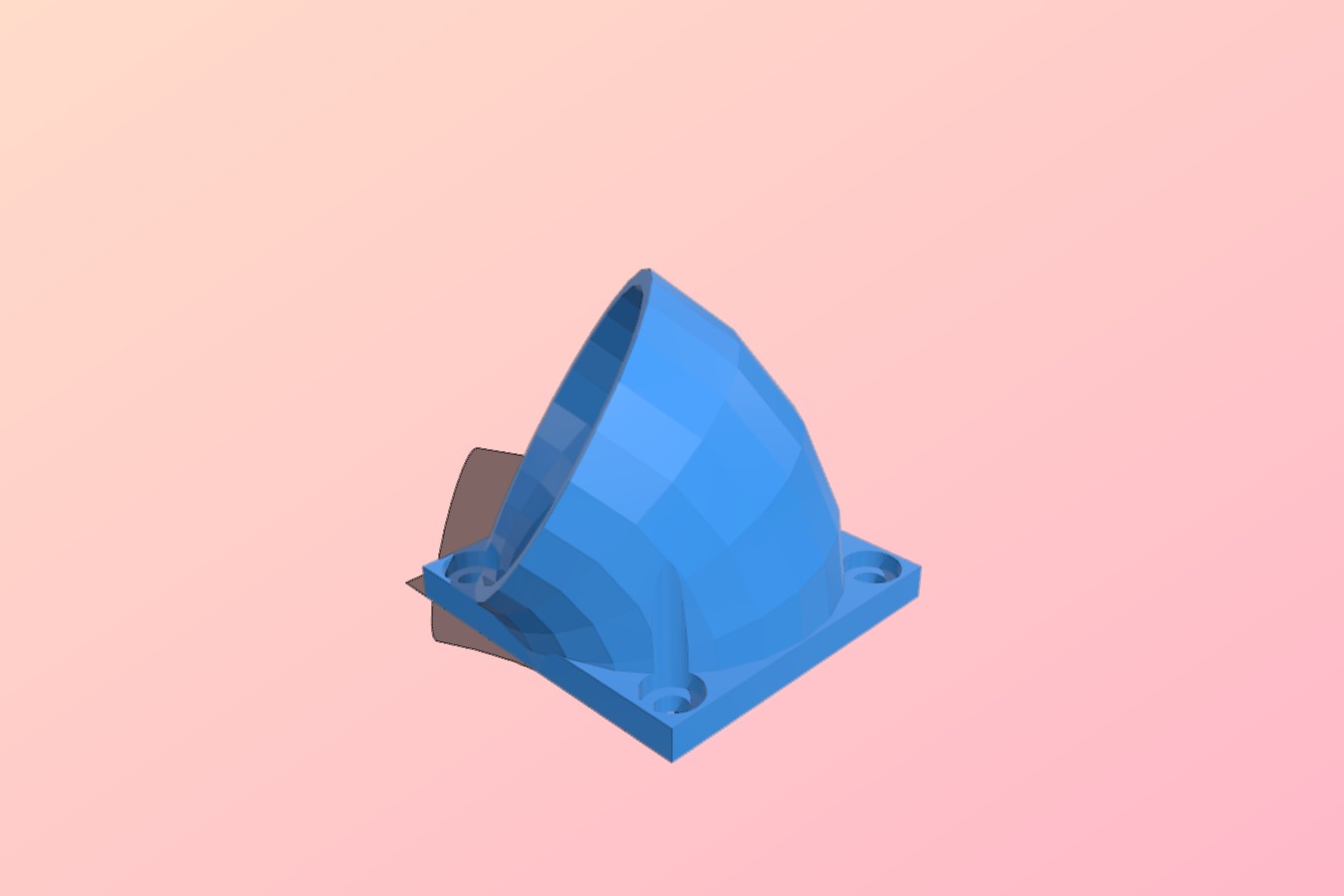 30mm Slanted RC Fan Shroud