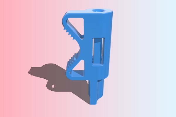 Trip Alarm, .22 cal blank, Wildlife Deterrent | 3d print model