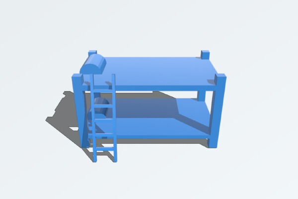 JenniferVBunkBed | 3d print model