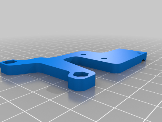 Biqu H2 5015 fan adapter (with BLTouch) | 3d print model
