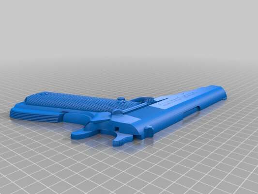 Colt 1911 (Short Barrel Version) | 3d print model