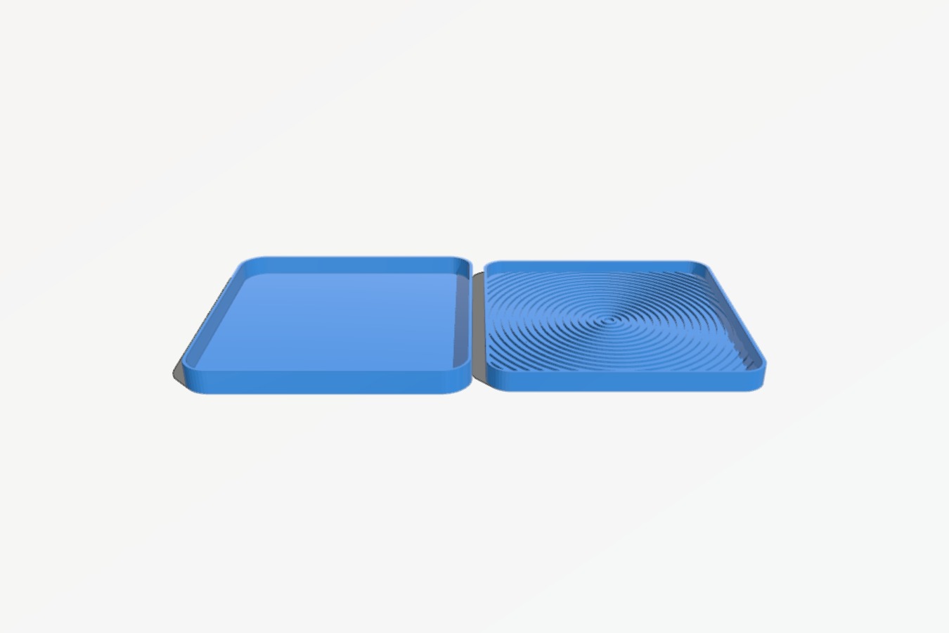 Square primer flip tray